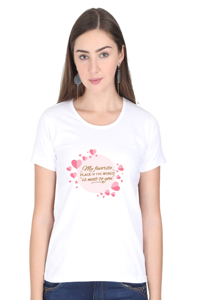 MadInkCo. Women round neck Tshirt- Valentines2