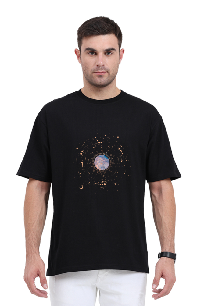MadInkCo. Men round neck Tshirt- Galaxy 1