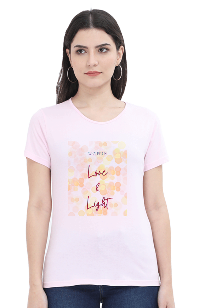MadInkCo. Girls round neck Tshirt- Love & Light