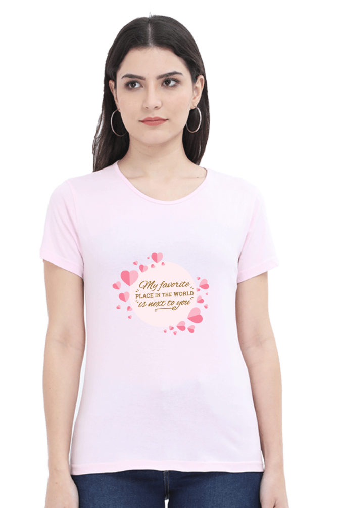 MadInkCo. Women round neck Tshirt- Valentines2