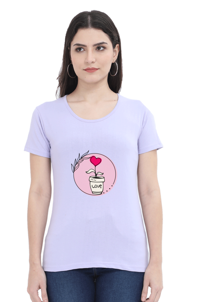 MadInkCo. Women round neck Tshirt- valentines1