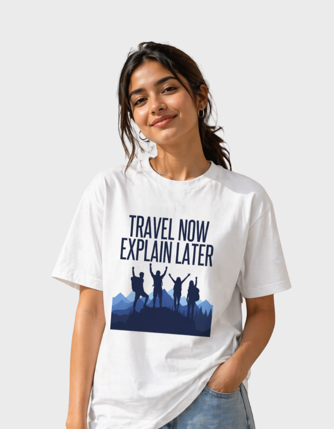 MadInkCo. Unisex Classic Crew T-Shirt - Travel Now