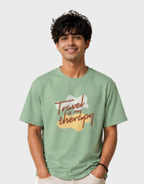 MadInkCo. Unisex Classic Crew T-Shirt - Travel Therapy