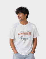 MadInkCo. Unisex Classic Crew T-Shirt - Let the Adventure Begin