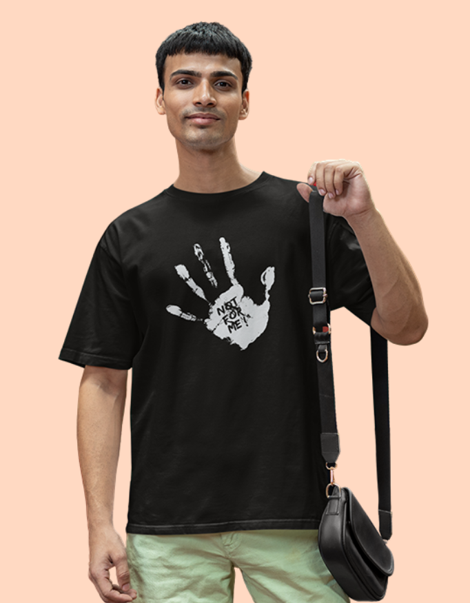 MadInkCo. Men Oversized Classic T-Shirt - Not for Me