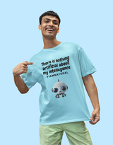 MadInkCo. Unisex Terry Oversized Tee - #Iamnatural AI tshirt