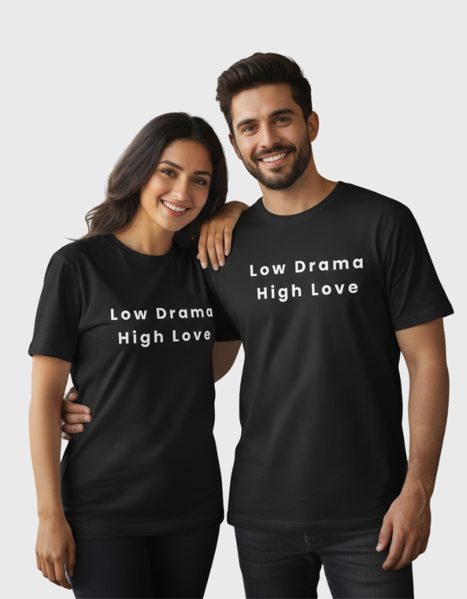 MadInkCo. Unisex Oversized Classic T-Shirt - Low Drama High Love