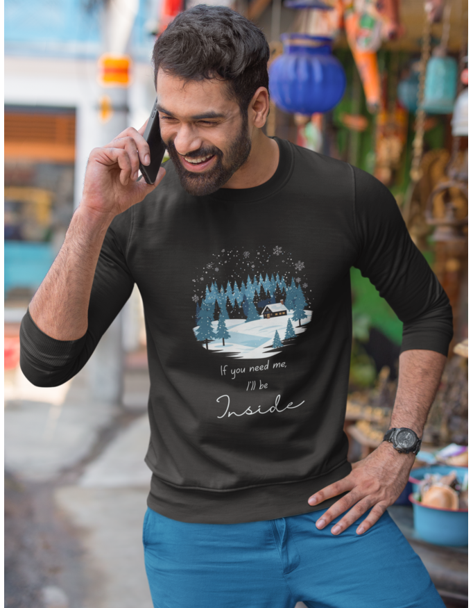 MadInkCo. Unisex Sweatshirt - I'll be Inside