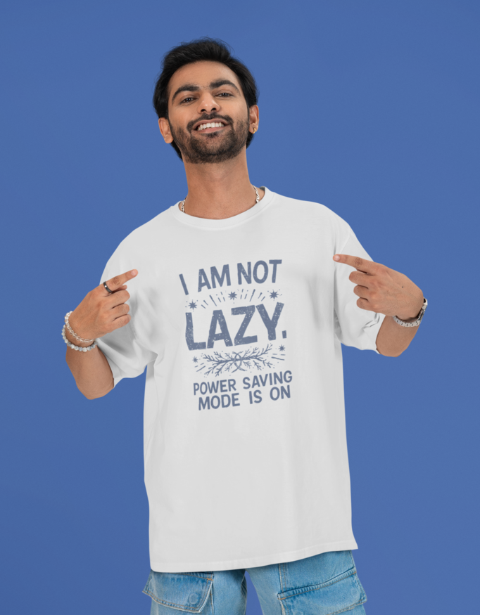 MadInkCo. Unisex Oversized Classic T-Shirt "I am not lazy.."