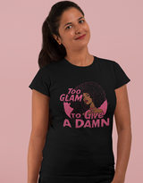 MadInkCo. Women's Unisex Supima T-Shirt - "Too glam"