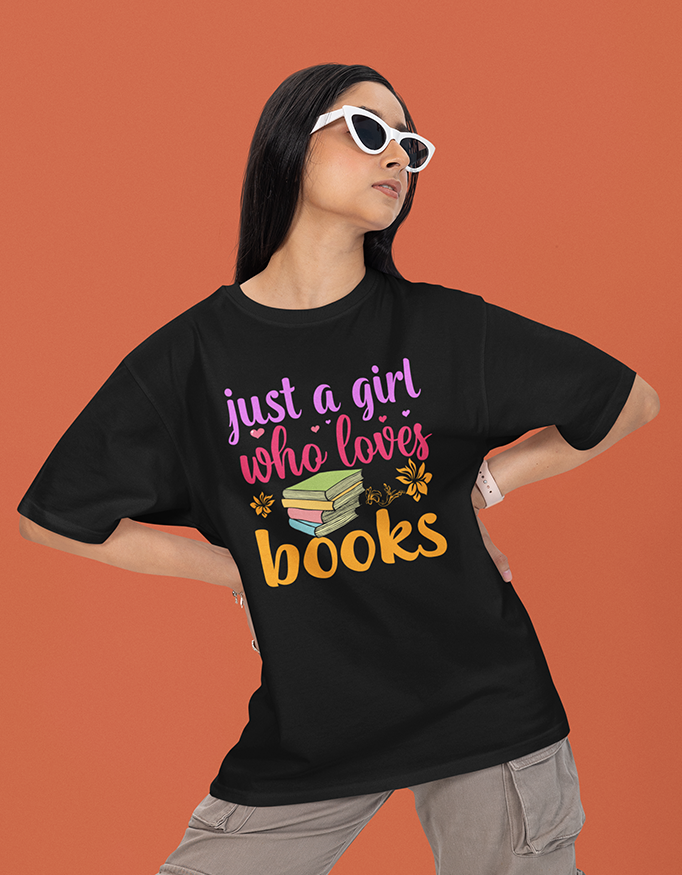 MadInkCo. Oversized Classic T-Shirt - Love books
