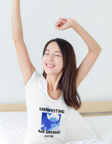 MadInkCo. Women V Neck T-Shirt - Manifest