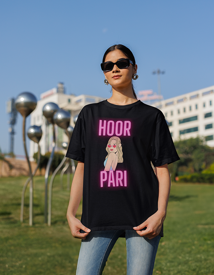 MadInkCo. Women Oversized Classic T-Shirt - Hoor Pari